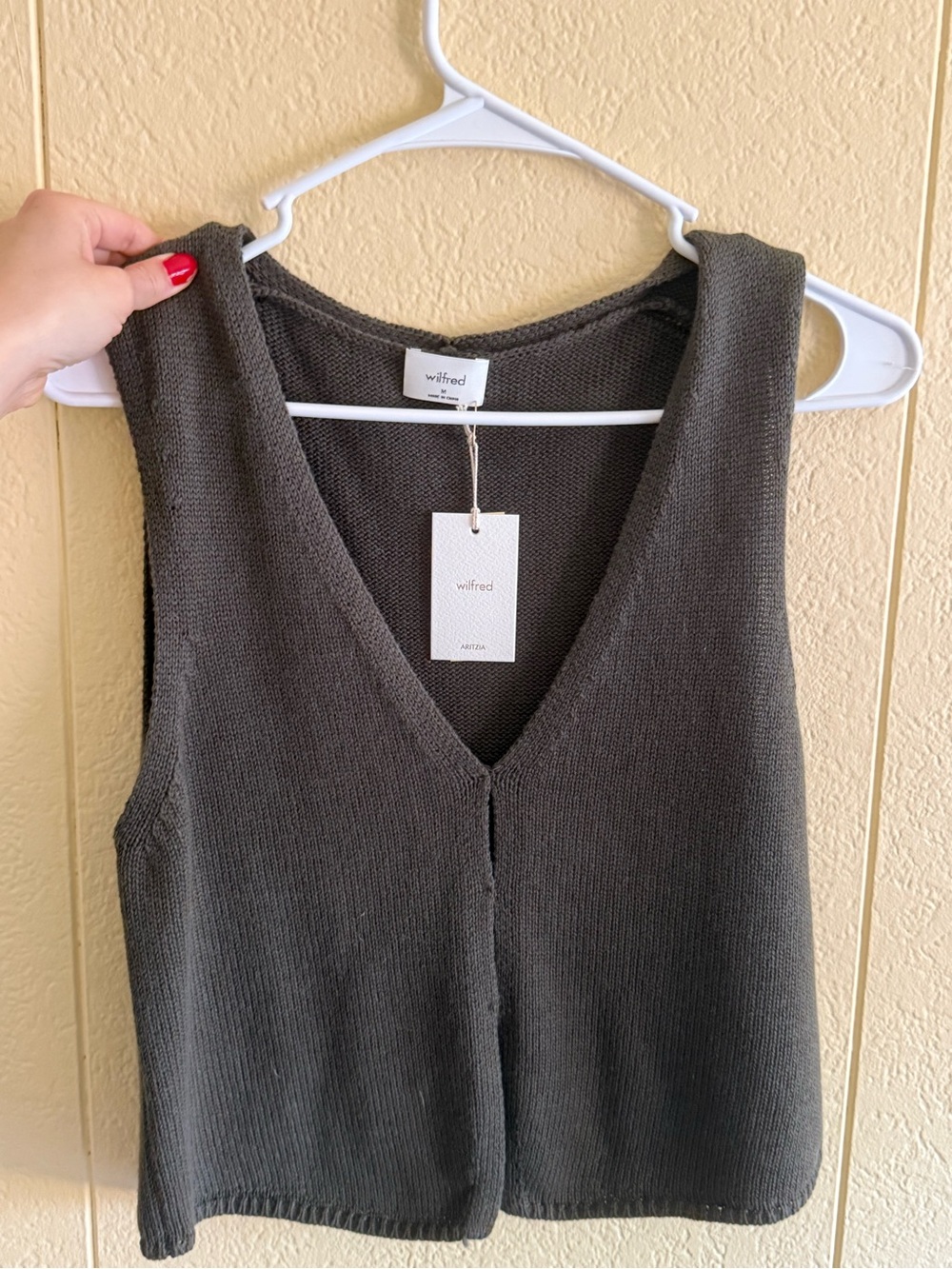 Aritzia Wilfred Knit Tank - M